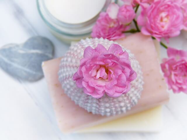 Natural Rose Flower Soap